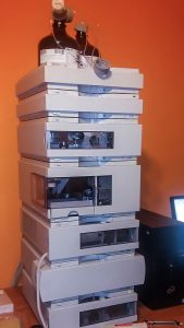 Instalacja używanego chromatografu HPLC AGILENT 1100 1