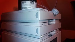 Instalacja używanego chromatografu HPLC AGILENT 1100 6